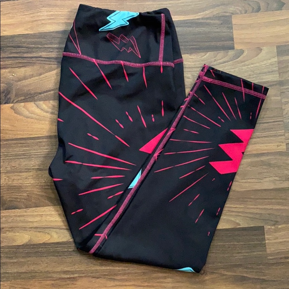 Miami Fitwear leggings (retro lightning)